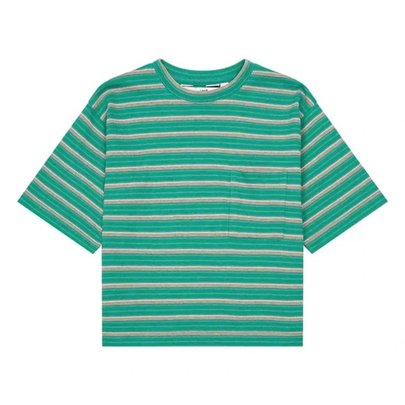 Hundred Pieces Other - NWT Hundred Pieces Oversize Organic Cotton Striped T-shirt | Green